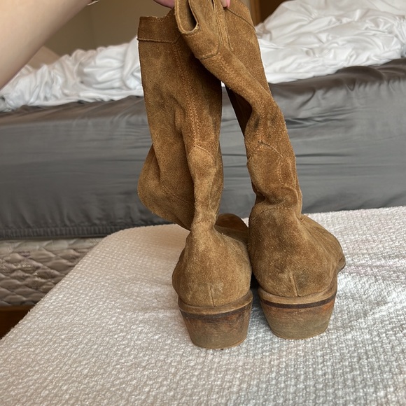 Bronx Suede Western/ Cowboy style boots - Picture 3 of 3